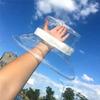 Новая Осенняя Сезонная Прозрачная ПВХ Шляпа от Дождя Складная Мягкая Водонепроницаемая Широкополая Шляпа-Ведро Шляпа от Солнца для Женщин Девушек Леди