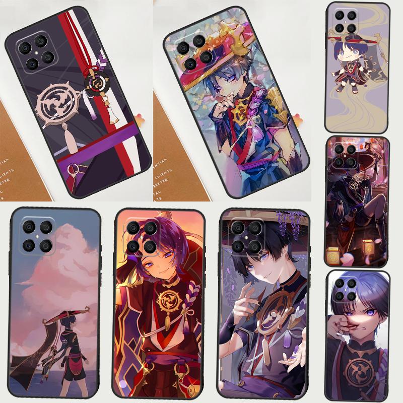 Scaramouche Genshin Impact Case For Honor X9b X9a X8a X8b X9c X8 X9 50 70 90 Lite Honor 200 Lite Magic 7 5 6 Pro Cover