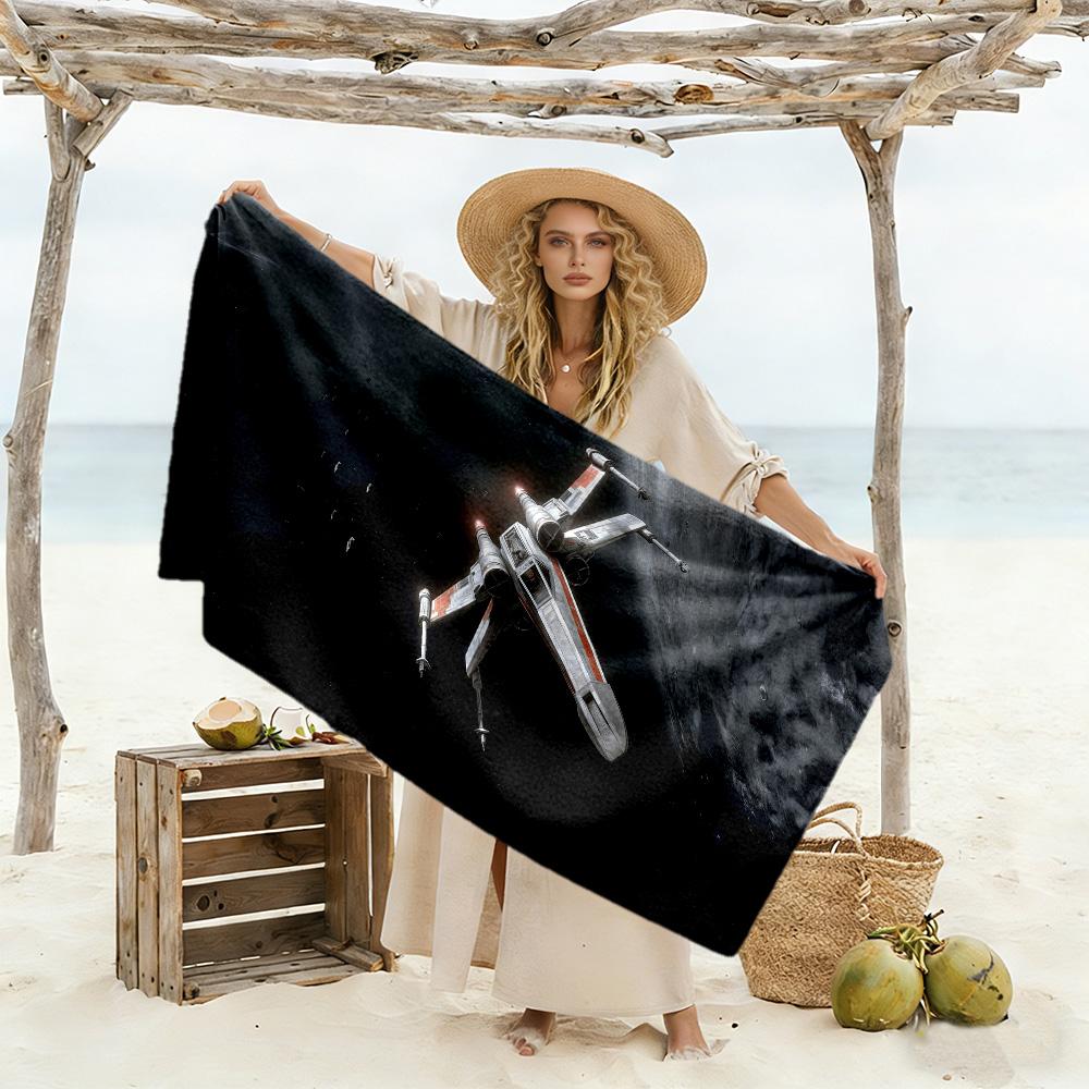Star Wars Beach Towel Super Soft Absorbent Comfortable Lightweight Portable for Swimming,Beach,Camping, Travel, Beach Accessories,Gym