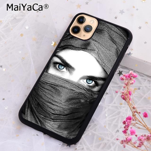 Арабская женщина в никабе Лицо чехол для iPhone 17 Air 16 pro max 15 14 plus 12 13 Чехол coque