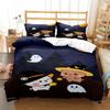 Cute Bubu Dudu Cartoon Bear Panda Duvet Cover Kawaii Bedding Sets Soft Quilt Cover And Pillowcases Single/Double/Queen/King Boys