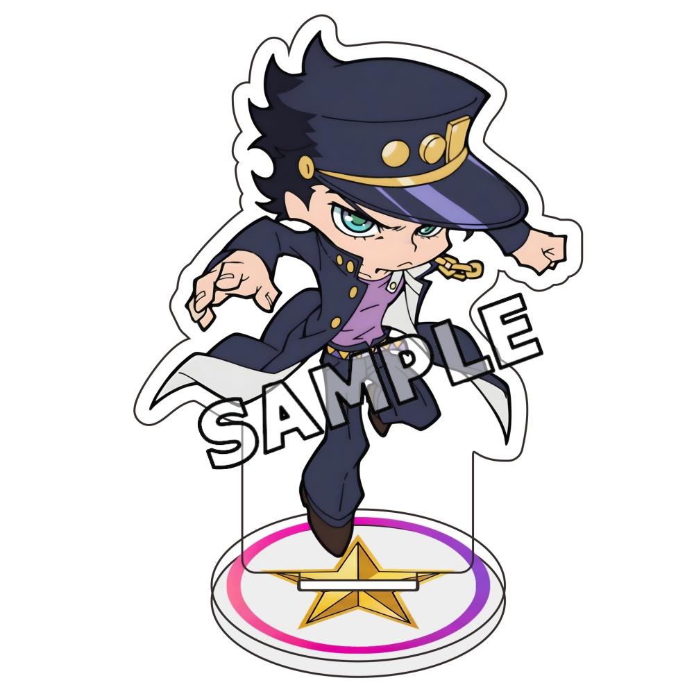 Аниме JoJo's Bizarre Adventure Джорно Бруно Дио Акриловая подставка 10 см Фигурка брелок Косплей Реквизит Настольный декор Подарок на день рождения