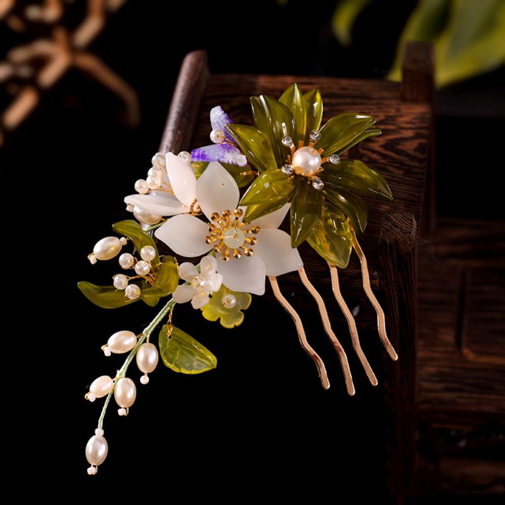 Кисточка Древняя Палочка для Волос Жемчуг Ханфу Головной Убор Антикварная Заколка для Волос Династии Тан Аксессуары для Волос