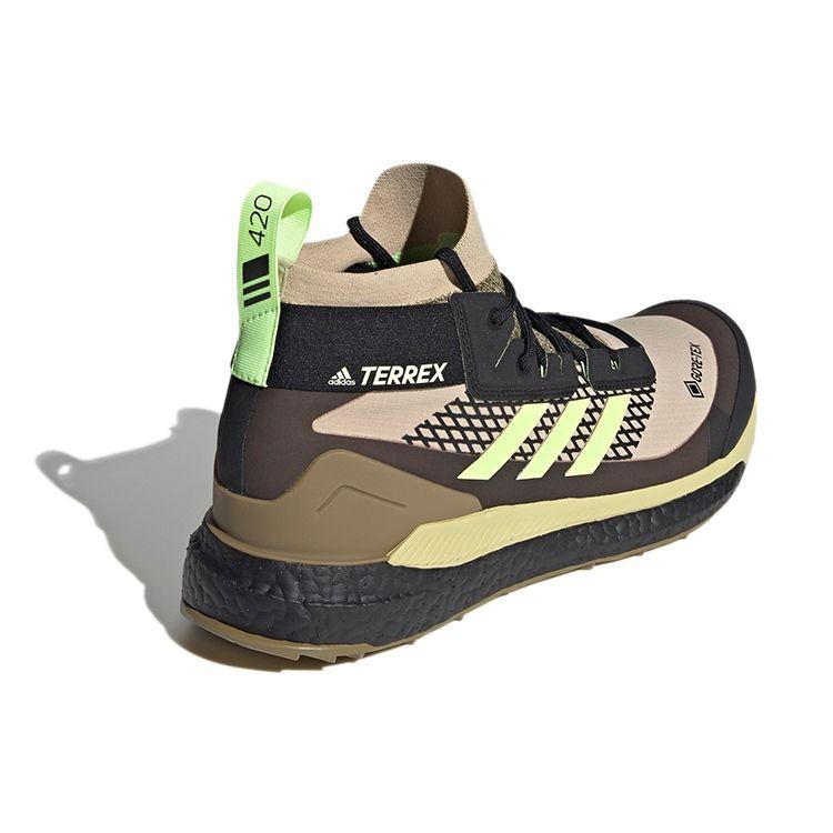 adidas Кроссовки Terrex Free Hiker GTX Savanna Мужские Коричневый Hi-Res-Желтый Core-Черный FX4509