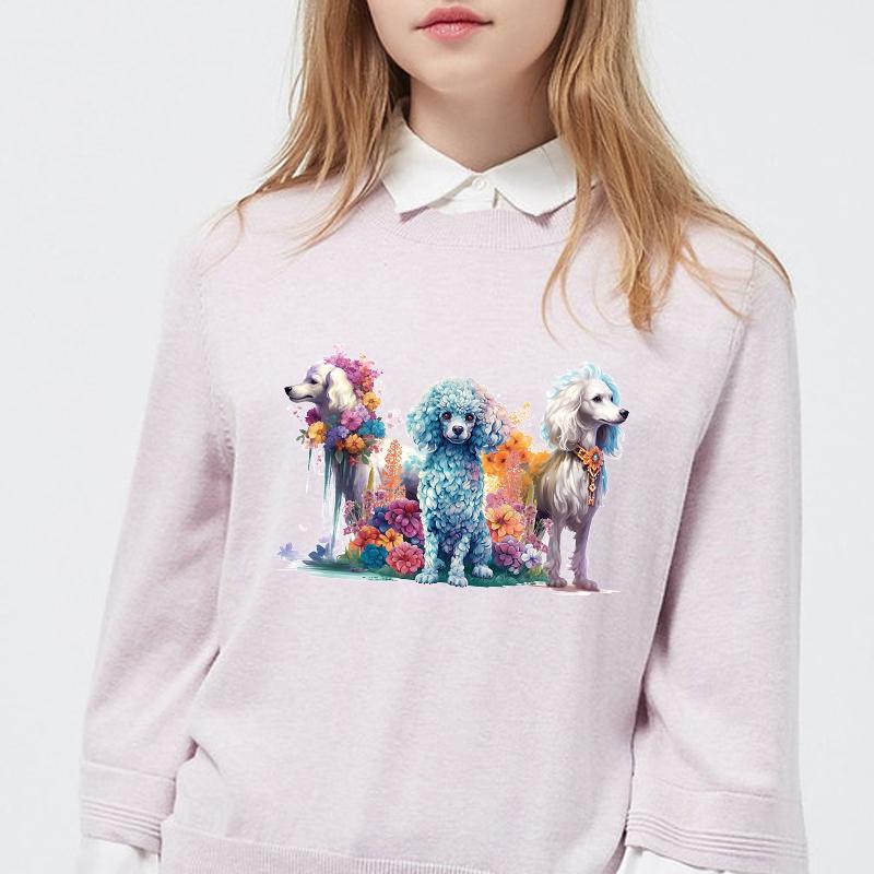 Flower Animals Applique On Clothes Thermal Press Hat Bag Parches Ropa Clothes Stickers Hoodies Diy Heat Transfer Badges