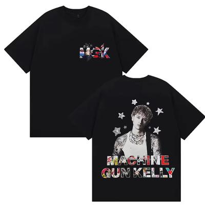 Рэпер Machine Gun Kelly Альбом 2025 Новая футболка Мужская одежда MGK Lost Americana Футболки Мода Подарок для фанатов 100% Хлопок