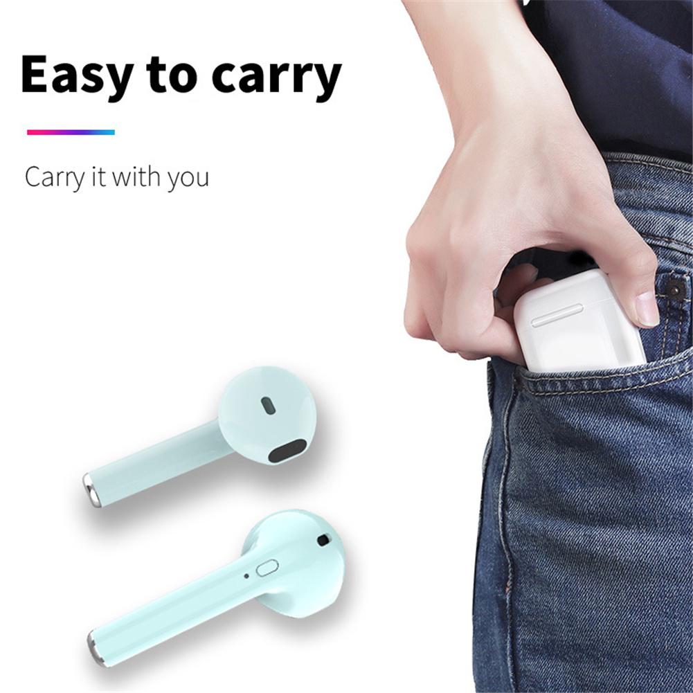 i20 TWS Air Mini Wireless Bluetooth 5.0 3D Bass Stereo Earphone