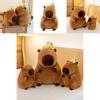 Capybara Animal Plush Doll With Soft Pp Cotton Filling For Giftgiving
