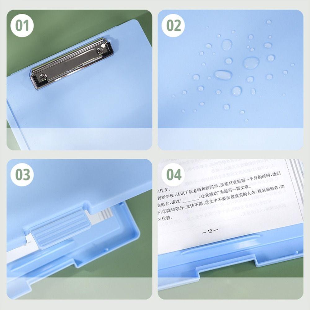 Папка для хранения файлов формата А4, коробка-планшет для хранения файлов, 6 цветов, большая емкость, пластиковая доска для записей, водонепроницаемая, папка для файлов формата А4, для студентов