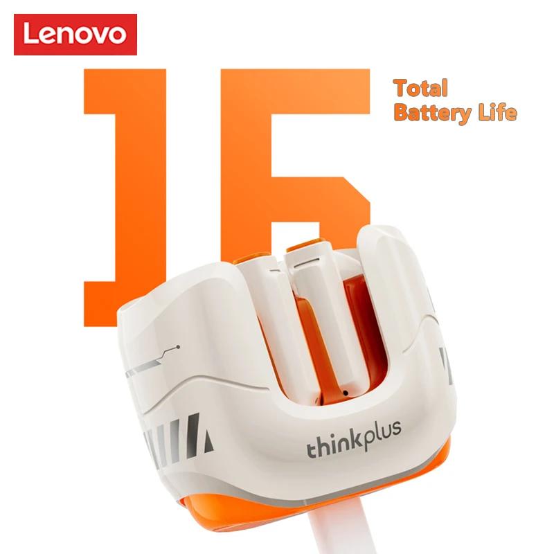 Оригинальные беспроводные наушники Lenovo LP27 ANC с функцией интеллектуального шумоподавления, наушники TWS Bluetooth 5.4, наушники-вкладыши, музыкальная игровая гарнитура с двойным режимом