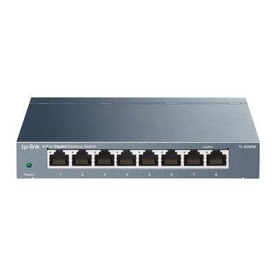 [Эксклюзив Amazon.co.jp] TP-Link 8-портовый коммутационный концентратор 10/100/1000 Мбит/с Gigabit Металлический корпус Не требует настроек TL-SG608