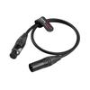 Кабели XLR Балансный Микрофонный Экранированный Совместимый с Sennheiser Sound Zaxcom 1м Alvin's 3-контактный Папа-Мама Кабель, Конструкция с Защитой от Шума, Shure,