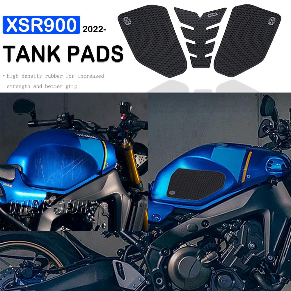 Новые текстурные накладки на бак XSR900 Защитные наклейки Наклейка на колено Боковая накладка для тяги на топливный бак Мотоцикл Для Yamaha XSR 900 xsr900 2022 2023