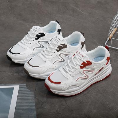 Ins Han платформа папы обувь весна 2025 новый уличный снимок кроссовки для бега студента усиливающие повседневные YB6815