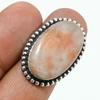 Sunstone Gemstone Ring Handmade Antique Thanksgiving Gift Jewelry 5.50" Y3L76