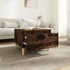 819510 vidaXL Side Table Smoked Oak 50x46x35 Cm Engineered Wood