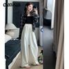 Summer Women's Wide Leg Pants High Waisted Loose Draped Casual Pants