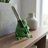 Plastic Novelty Frog Pen Stand Unique Frog Stationery Holder  Stationery Display