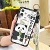 Back Cover Protective Phone Case For Cubot Note21 Cartoon Dirt-resistant Lanyard Anti-knock Wristband Ring Kickstand