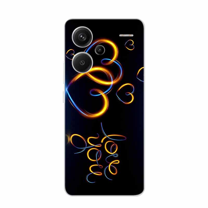 Чехол для Redmi Note 13 Pro+ Note13 Pro Plus Прозрачный Силиконовый Мягкий ТПУ Задняя Крышка Чехлы Для Xiaomi Redmi Note 13 Pro Plus 5G Чехол