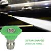 1Pc 1/4" Quick Connect Garden High Pressure Washer Spray Nozzle 0 15 25 40 60 Degree Watering Soap Nozzle Tip Garden Cleaning