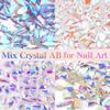 Нейл-арт Aurora Diamond, теплый эльф с тем же шампанским, плоский дно, бриллиант особой формы, смешанный со 100 интернет-знаменитостями, используемыми в нейл-арте