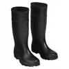 PVC work boots, safety boots, high black rubber boots, 47 resistant, Vorstahl