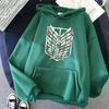 Свитшоты Атака Титанов Японское аниме Shingeki No Kyojin Худи Атака Титанов Одежда Эрена Йегера Манга