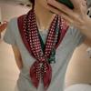 Polyester Polka Dot Head Scarf Elegent Jeans Waist Belt Fashionable Bandana  Office Style