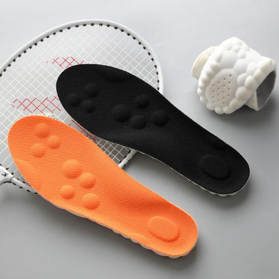 1 Pair Breathable Sports Insoles U-Heel Arch Support Orthopedic Inserts Soft Running Shoe Sole Shock Absorption Foot Pads