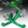 Аксессуары для мотоциклов, поворотный тормозной рычаг с ЧПУ, ручки, ручки для велосипеда, складной для KAWASAKI KX112 KX 112