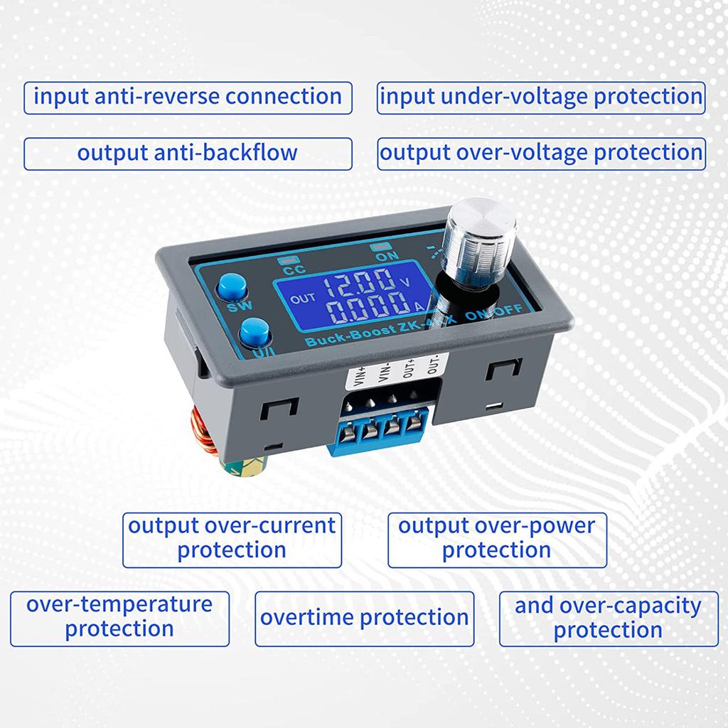 Регулируемый стабилизированный источник питания CC CV 0,5-30В 4А 5В 6В 12В Модуль питания для лаборатории Регулируемый регулятор напряжения