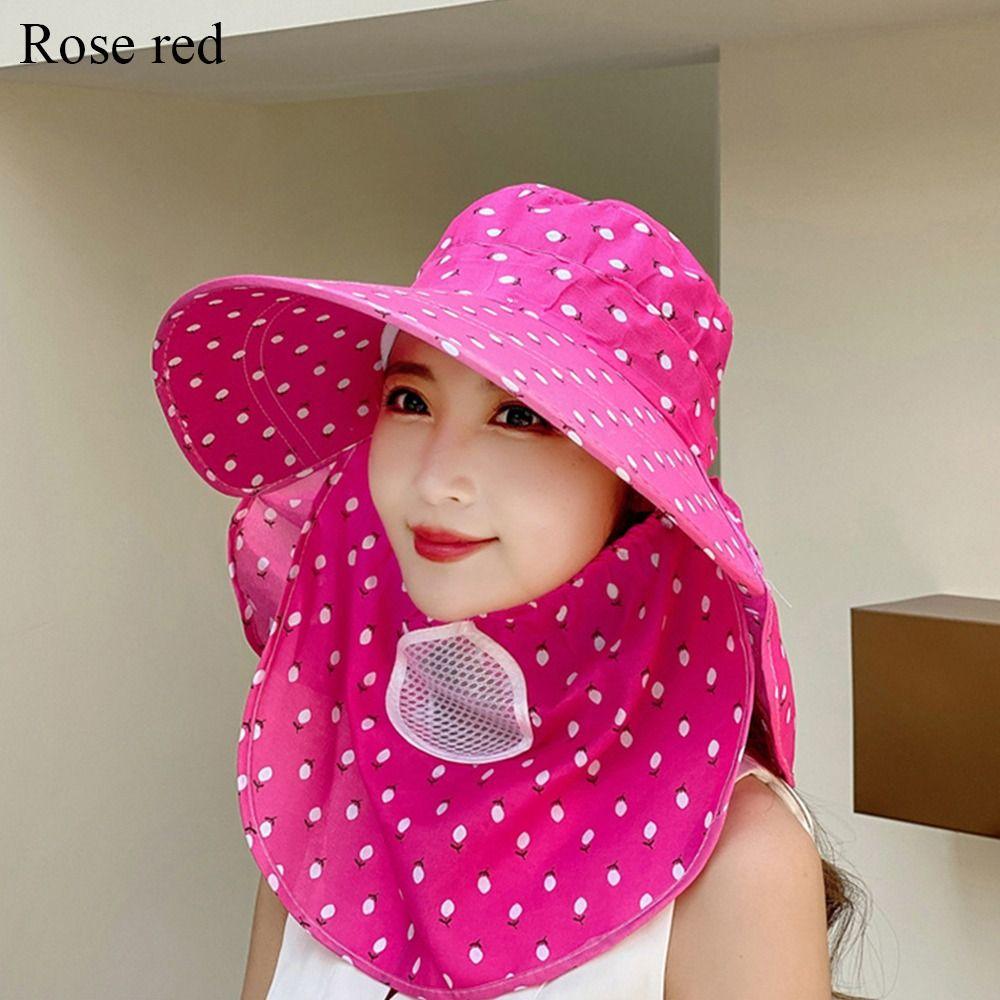 Солнцезащита с широкими полями для лица и шеи, летний солнцезащитный козырек для отдыха, защитный чехол, женский