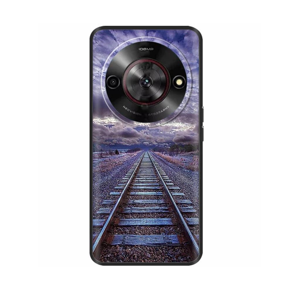 Ударопрочный Чехол Для ZTE Blade A75 5G Чехол Животные Расписанный Мягкий Силикон Задние Чехлы Для ZTE Blade A75 BladeA75 4G 5G Чехол для Телефона