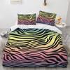 Текстура кожи животных Пододеяльник Комплект постельного белья с 3D-принтом тигра, змеи, леопарда, размера King Size для мальчика Комплект постельного белья из полиэстера Пододеяльник