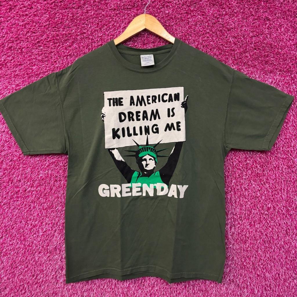 Green Day американская мечта убивает меня рок-футболка