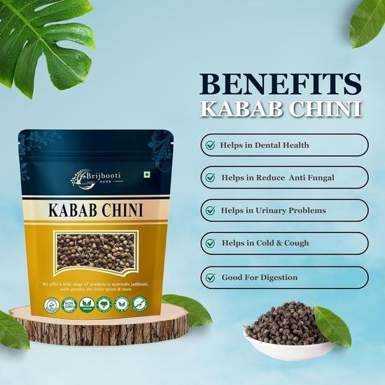 BIRJU MAHAVIR Sheetal Chini/Kababchini/Piper Cubeba/Kankol Mirch -100 gm, Natural (BMKB-184)