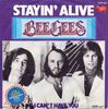 7-дюймовая пластинка BEE GEES  Stayin Alive 2090267 RSO 1978 UK SoulFunk Б/у