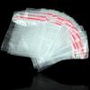 100Pcs Mini Reclosable Zip Portable Clear Pouch Storage Bags