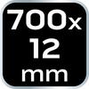 EXTREME cable ties 12.0 × 700 mm, black, 50 pcs.