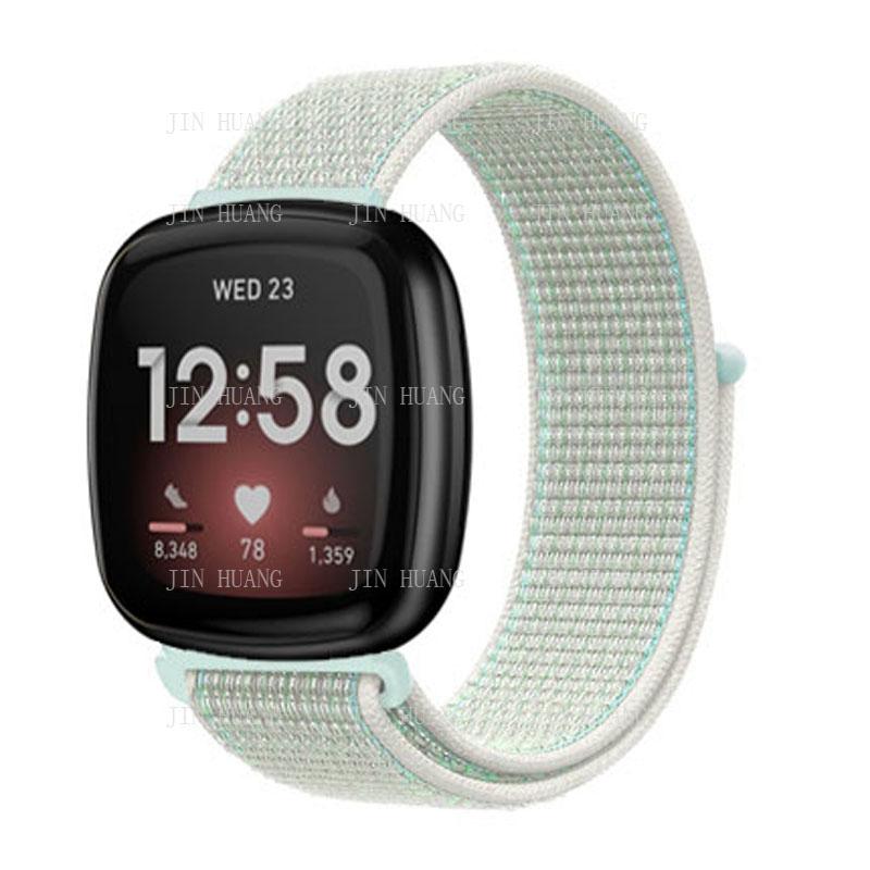 Нейлоновый ремешок для Fitbit Versa 4 3 2 Lite Сменный ремешок для умных часов Ремешок для Fitbit Sense 2 Петля Браслет