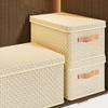 Foldable Clothes Quilt Storage Box Space Saving Washable Toy Storage Box Dustproof Large Capacity Laundry Basket for Home