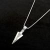 European And American Stainless Steel Necklace Hip -Hop Punk Retro Spear Heads For Men And Women