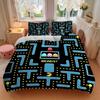 Pacman Classic Gameplay Print 3Pcs Bedding Setduvet Cover With 2 Bedropillowcase Home Birthday Gift