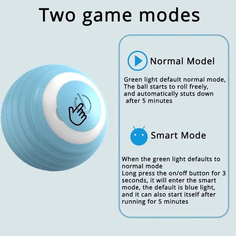 Интерактивный мяч для обучения кошек, самоходный электрический мяч для кошек, электронные автоматические катящиеся магические мячи, игрушки для кошек