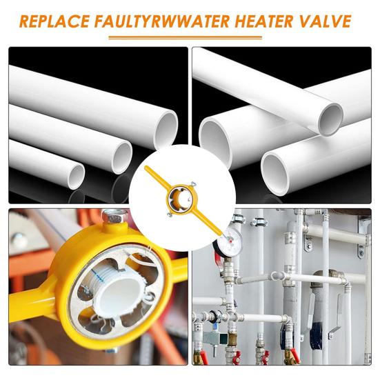 Pipe Threader Plumbing Tool Kit T-Shaped Handle Design Easy To Use Wide Application