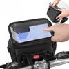3L Waterproof Front Tube Cycling Bag MTB Handlebar Bag Electric Scooter Storage Bag with Foldable Phone Holder Bike Accessories