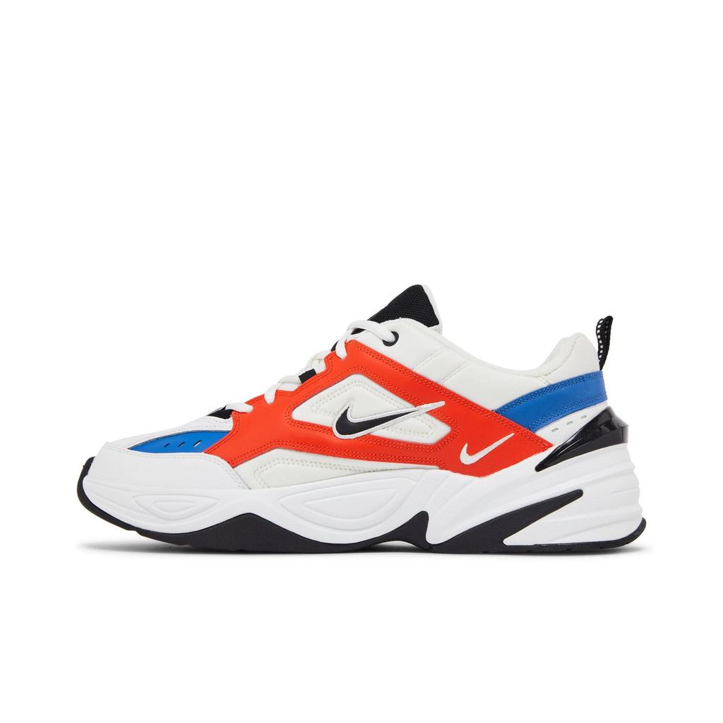 Nike M2K Tekno 'Summit White' (Unisex) Summit White / Black-Team Orange Chunky Sneakers AV4789 100