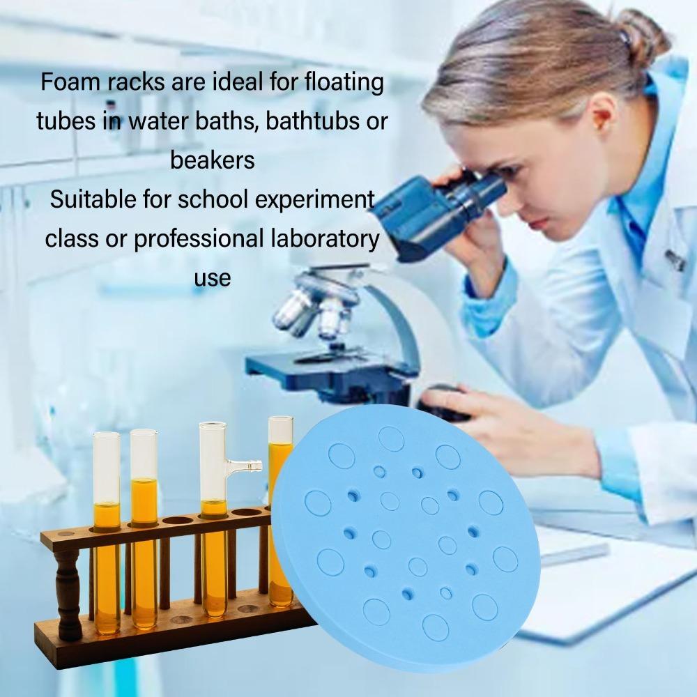 20Pcs Bright Color Floating Tube Rack Flexible Water Bath Float Lab Tube Holder Sample Incubation