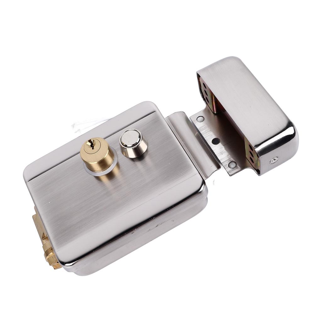Electric Control Door Lock Dual Head Double Lock for Doorbell Intercom Access Control Security